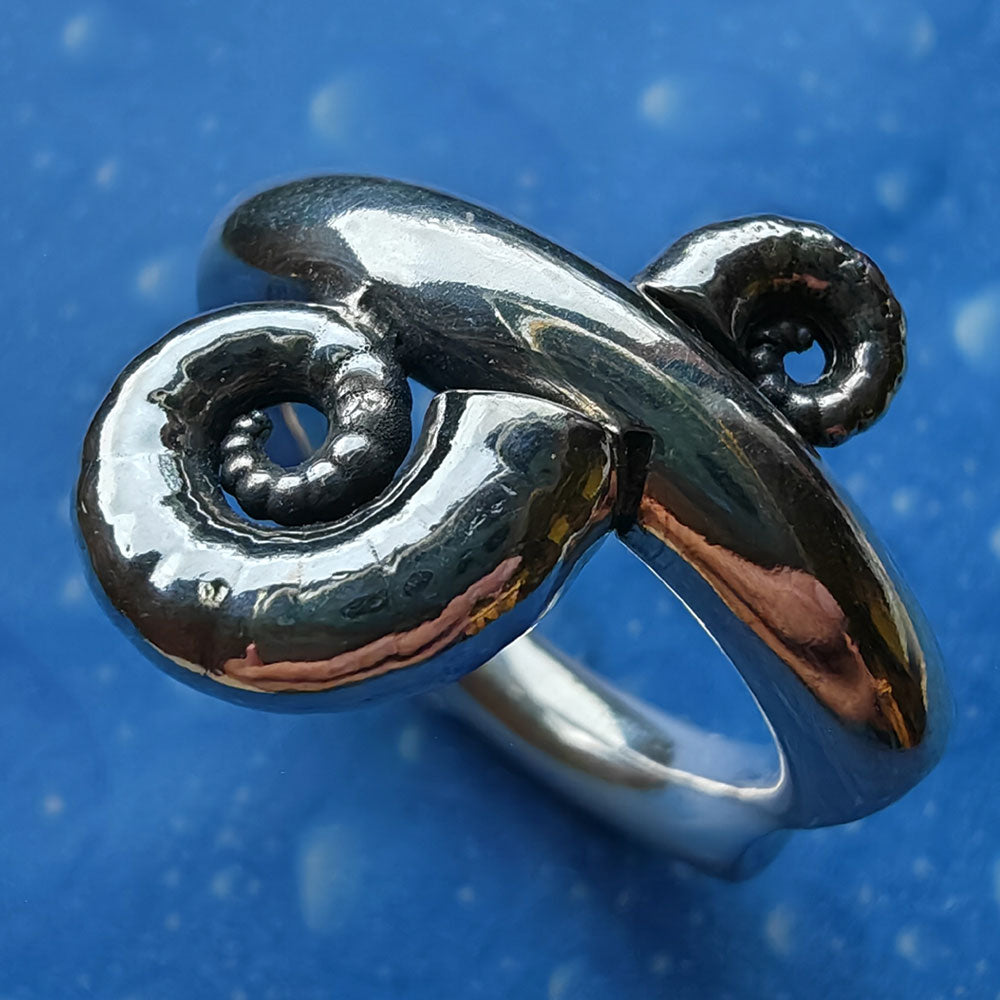 Maritimer Silberschmuck Strandgut Ring