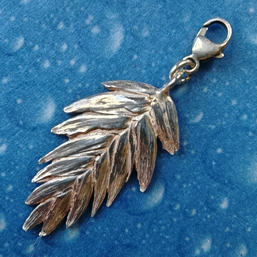 Blumen Blätter Flora Schmuck Silber