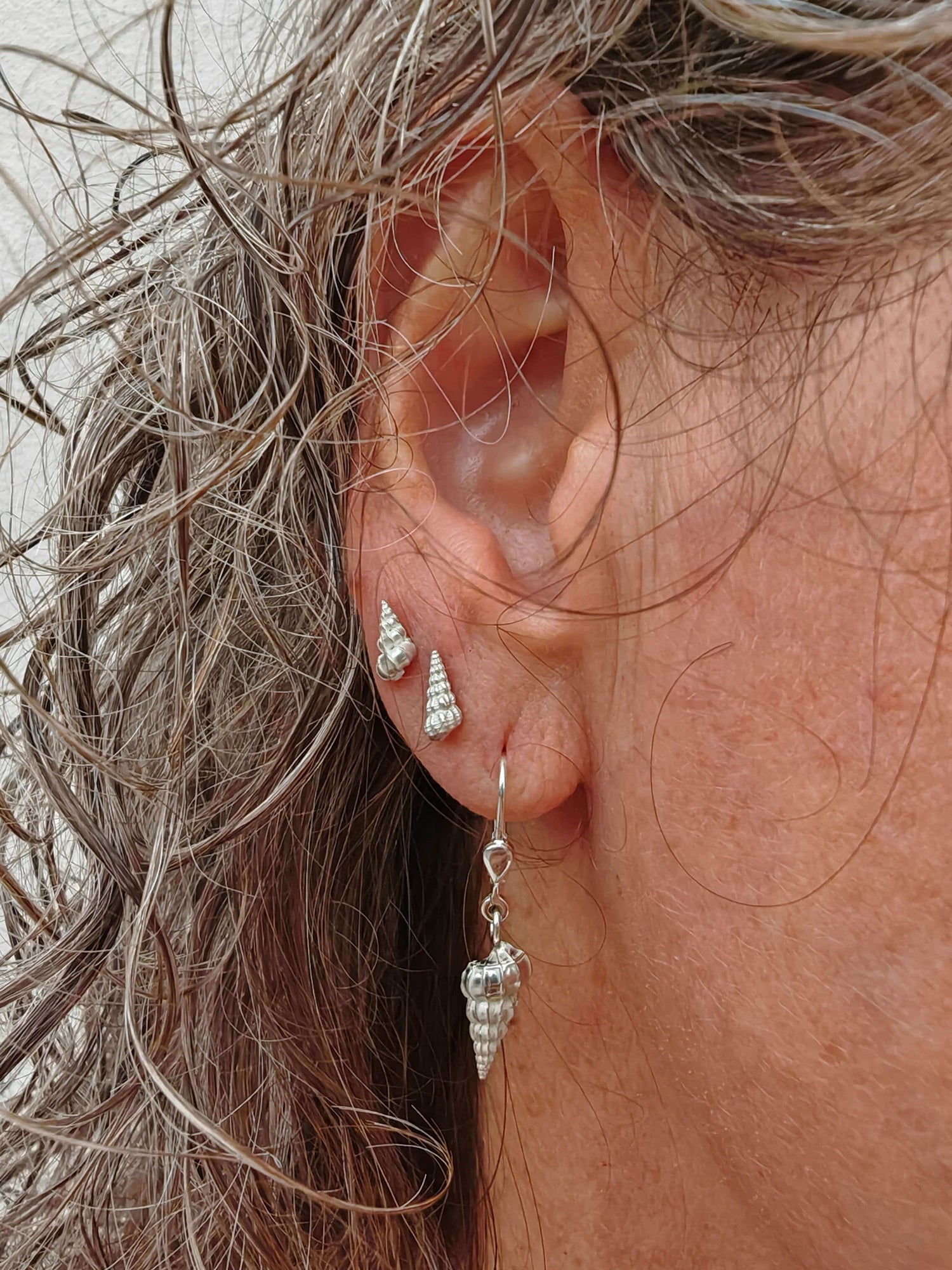 Schnecken Ohrringe Schmuck Silber