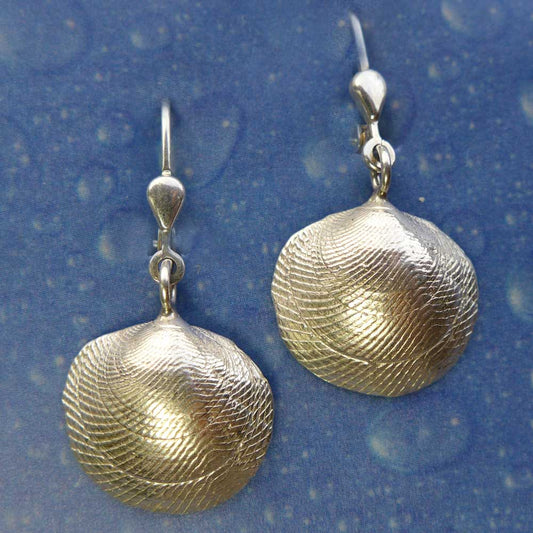 Muschelschmuck Ohrringe Mond Muschel