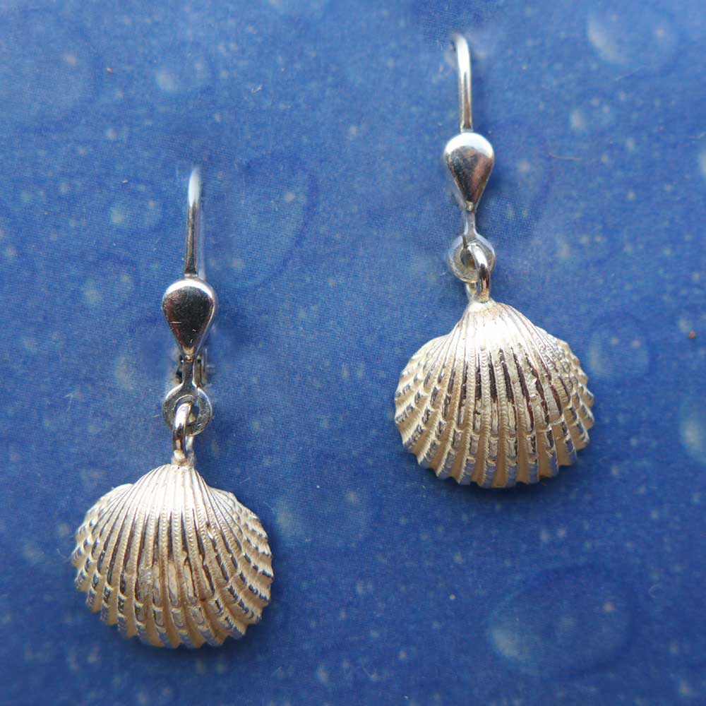 Nordsee Schmuck Ohrringe Herz Muschel