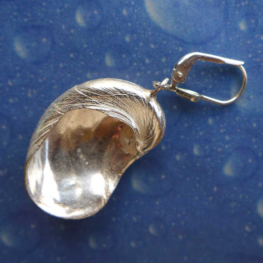 Weißer Mond Ohrhänger