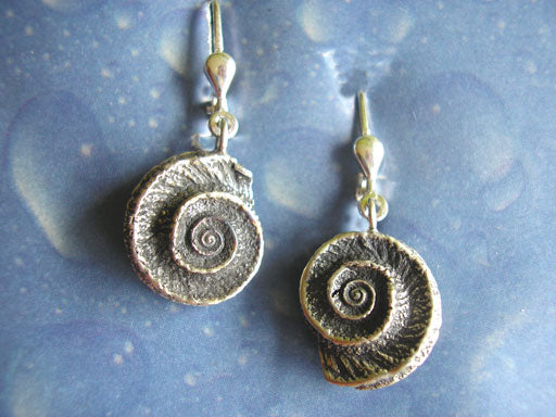 Nobler Schmuck Sonnenuhr Ohrringe geschwärzt