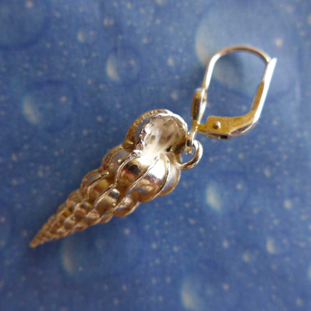 Strandschmuck Ohrhänger Wendeltreppe Rückseite