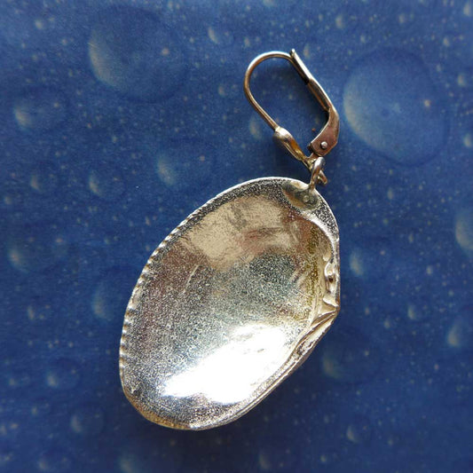 Muschel Ohrhänger Maritimer Schmuck Rückseite