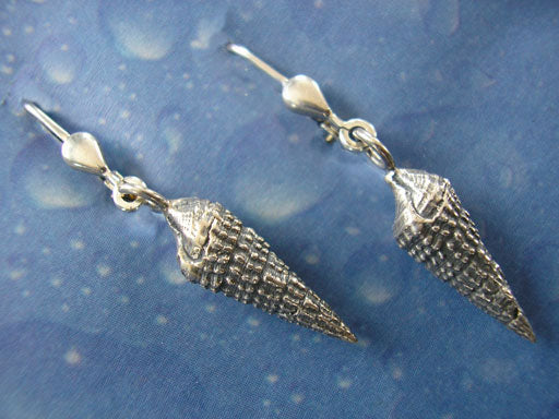 Strand Schnecke Schmuck Silber Ohrring