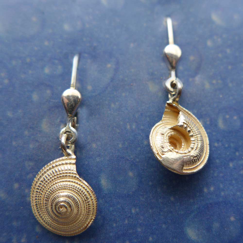 Meeres Schmuck Design Ohrschmuck Silber