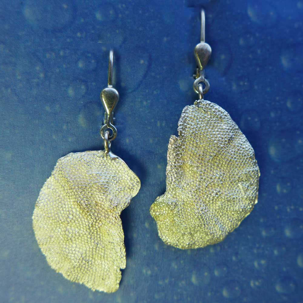 Schmuck Design Baumpilz Ohrhänger Silber