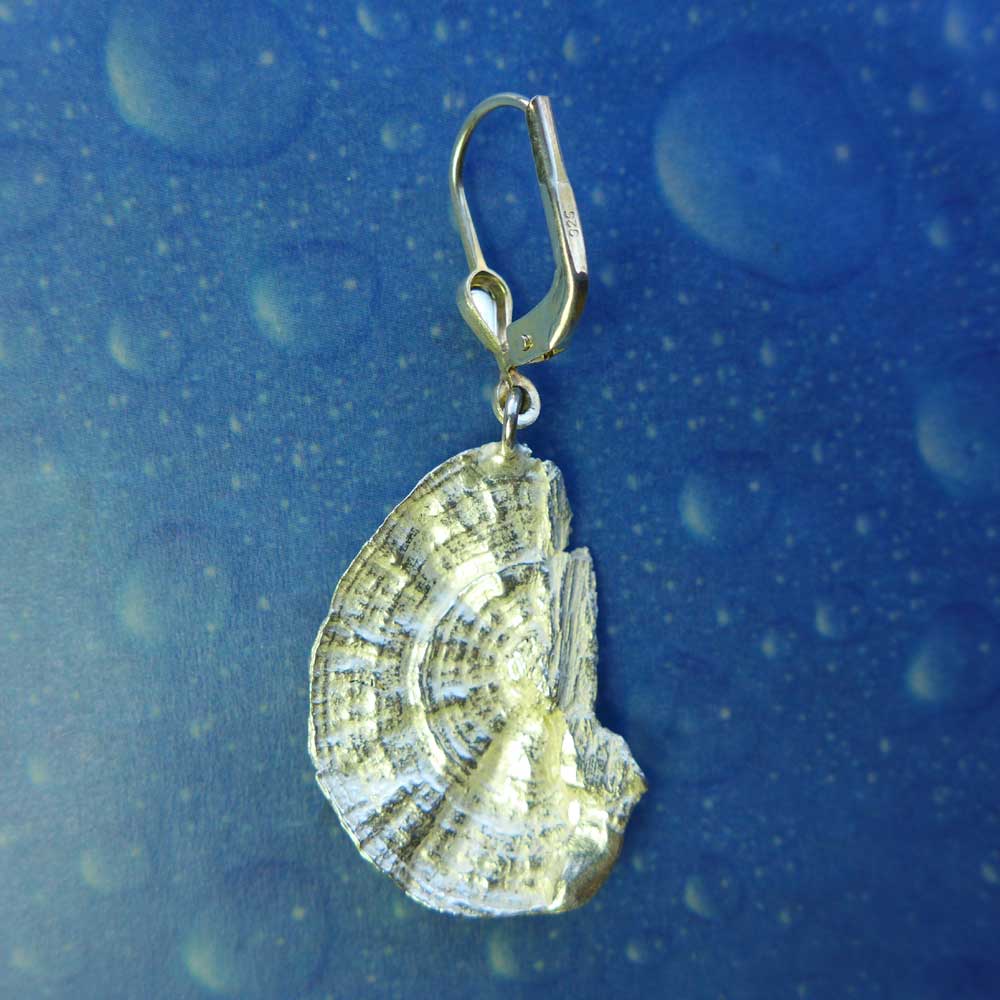 Schmuck Design Baumpilz Ohrhänger Silber