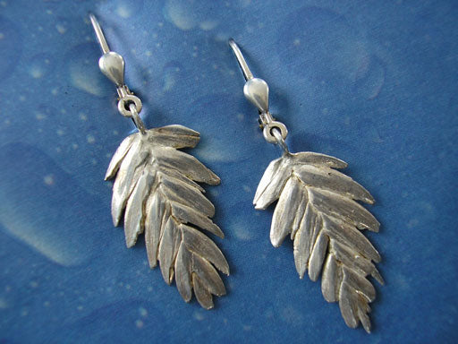 Schmuck vom Meer Dünengras Ohrhänger