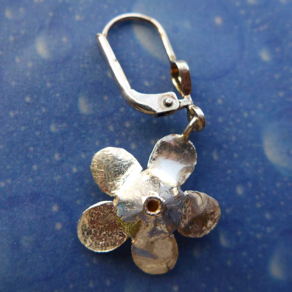 Silber Blüte Jasmin Ohrhänger