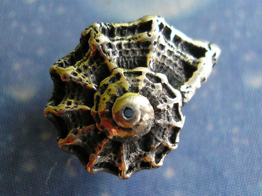 Schnecken Ohrstecker Silber Turban geschwärzt