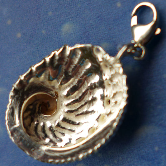 Meeresmotiv Charms Silber Kettenanhänger
