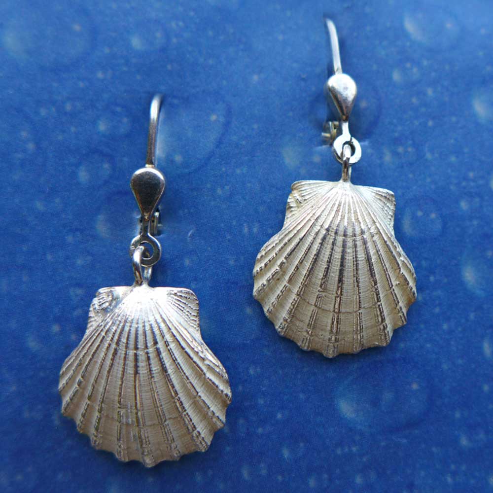 Pilgermuschel Silber Geschenk Ohrhänger