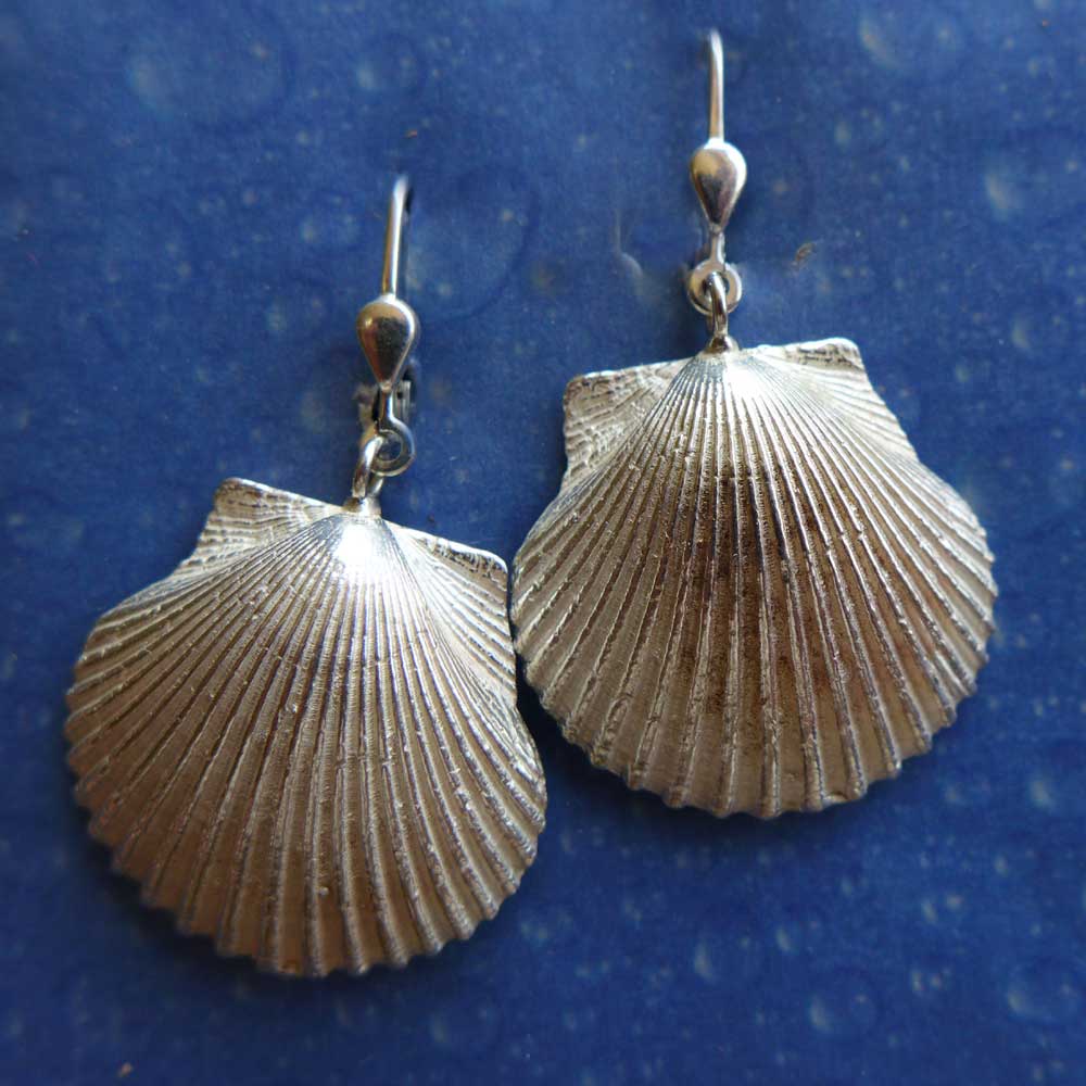 Pilgerschmuck Jakobsmuschel Ohrhänger