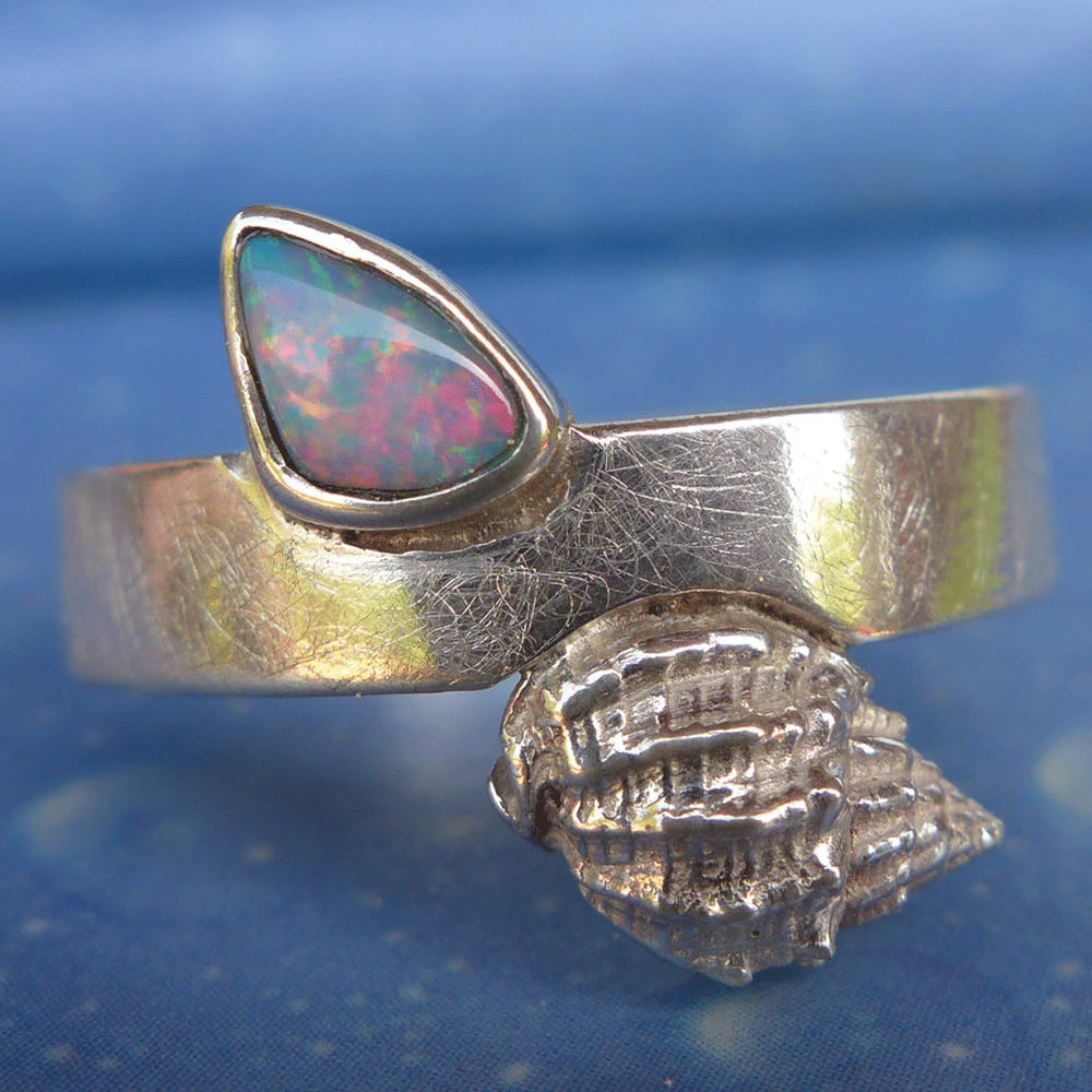 Opalring Strandfeeling Schmuck Silber