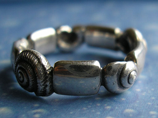 Schnecken Ring Silber Schmuck