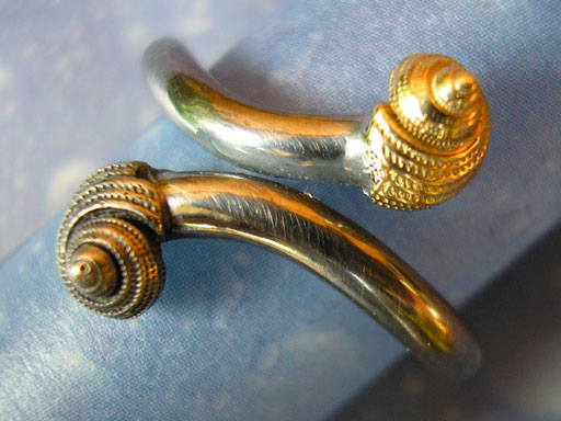 Ring Maritimer Schmuck Meeresmotiv Silber Gold