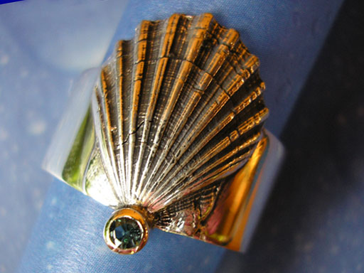 Pilger Schmuck Muschel Silber Jakobsweg