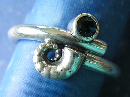 Taucher Schmuck Silber Ring Posthörnchen