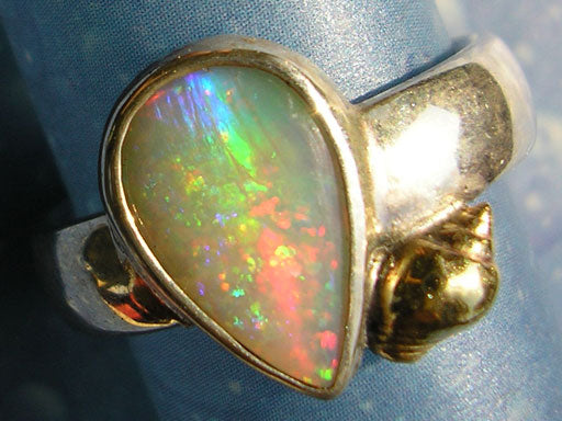 Opal Ring maritim Schmuck Silber