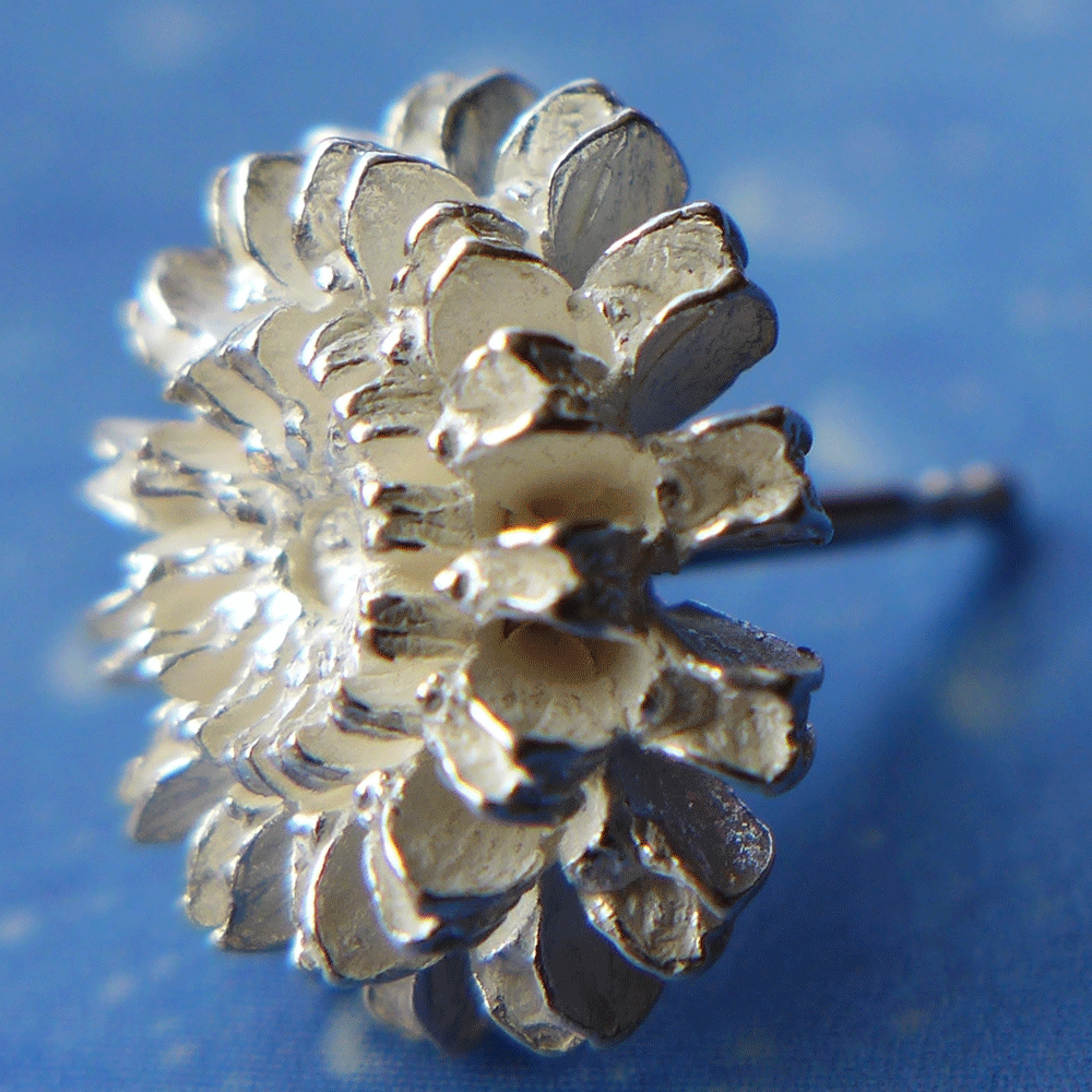 Silberschmuck Same organische Ohrringe