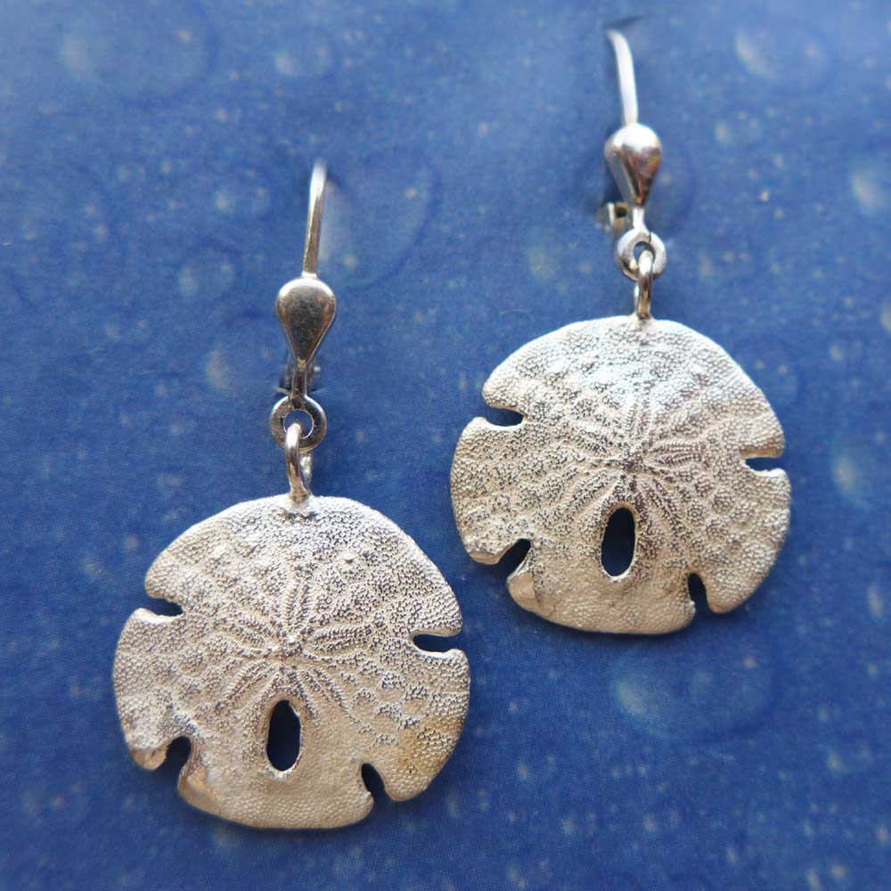 Sanddollar Silber Schmuck Ohrhänger
