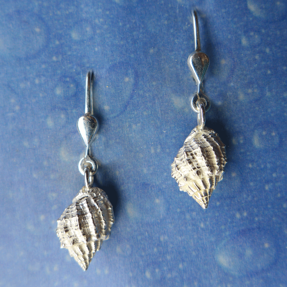 Sandstrand Ohrringe Korbschnecke