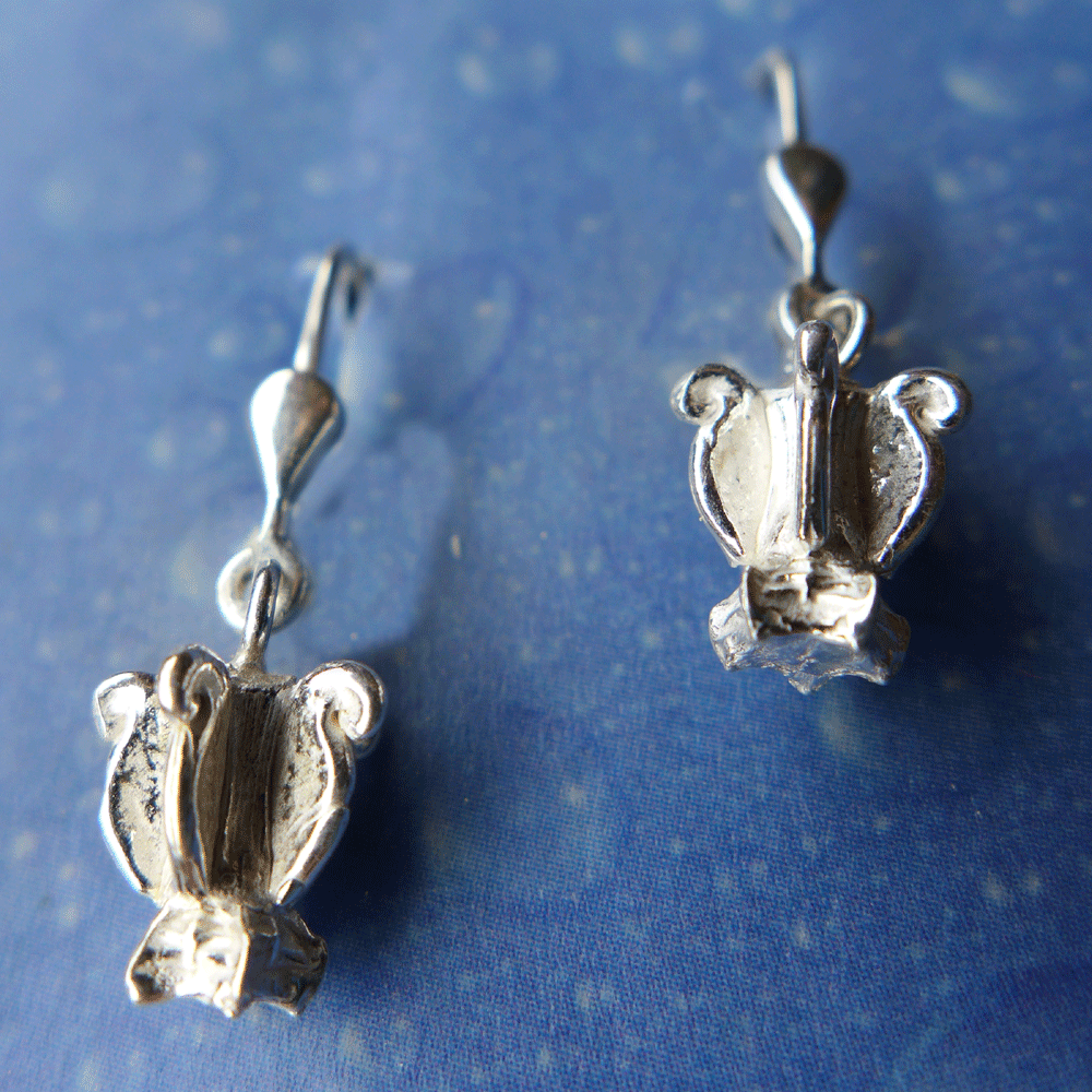 Ohrringe für Blumenkinder Silber Schmuck