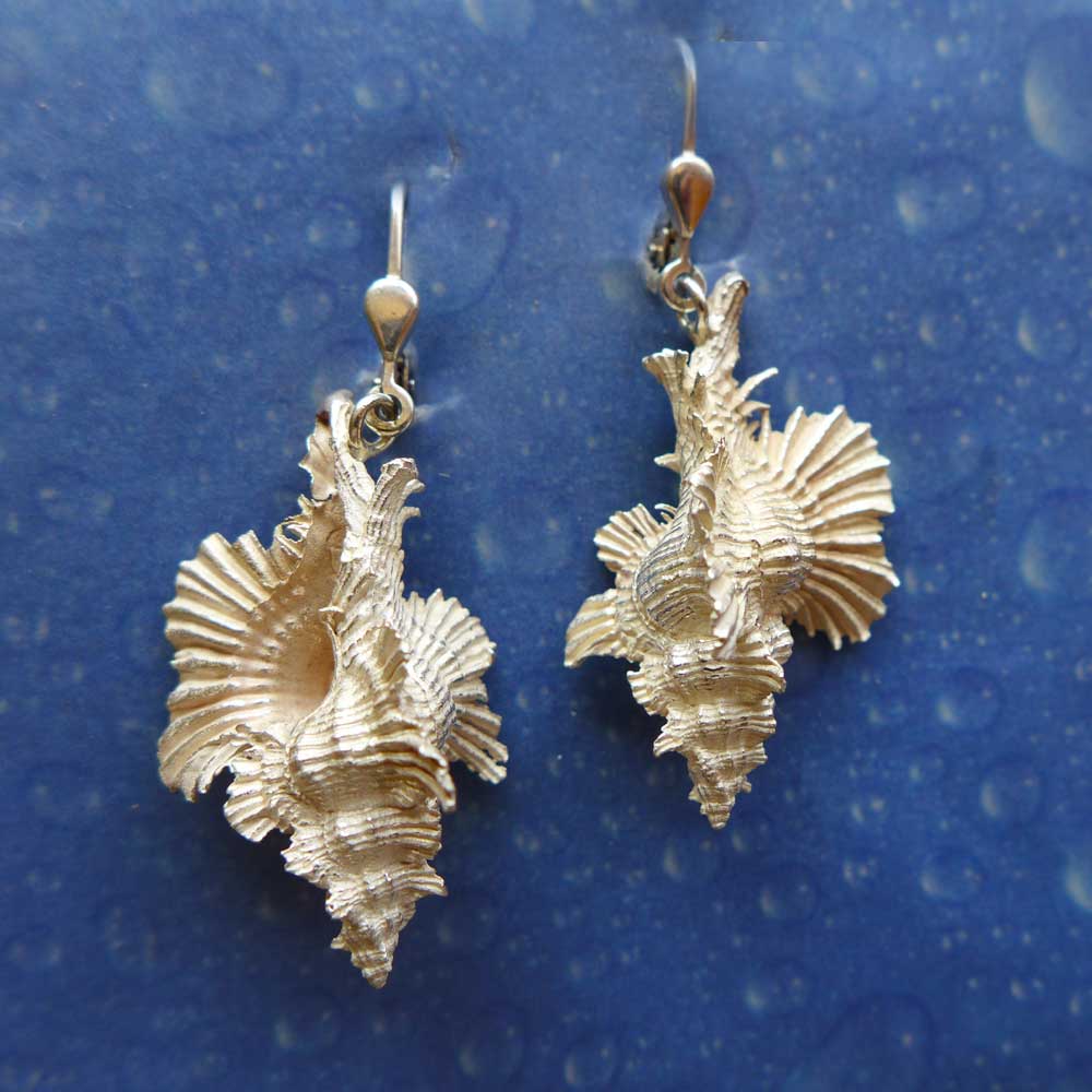 Schmuck Orchideen Schnecke Ohrhänger