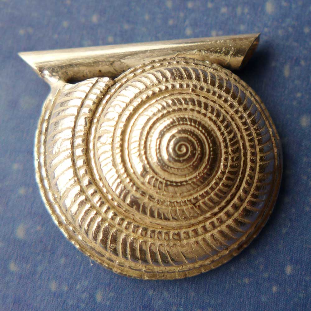 Schmuck Sonnenuhr Schnecke Anhänger