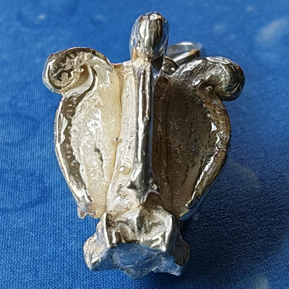 Silberanhänger Blume Blüte Schmuck