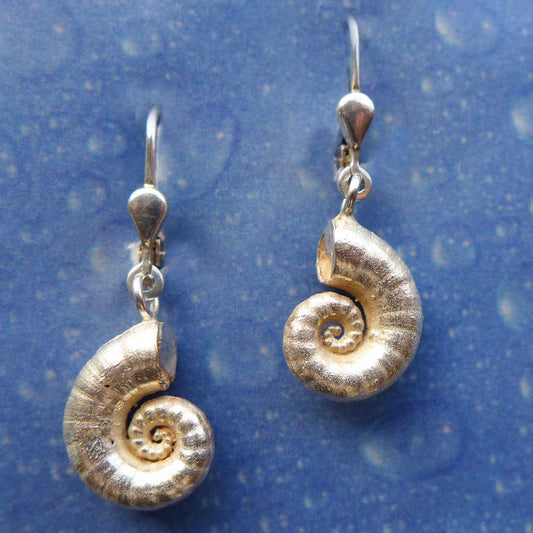 Schnecke Schmuck Silber Ohrringe