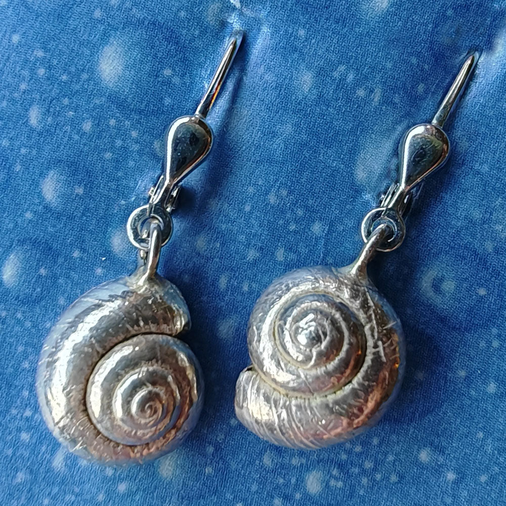 Maritimer Schmuck Meeres Schnecke Ohrringe