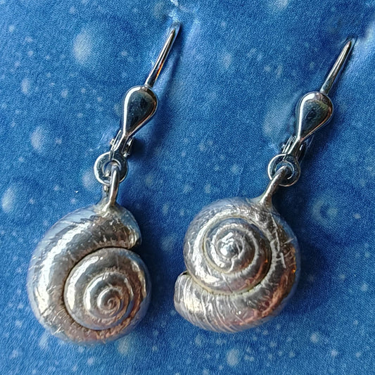 Maritimer Schmuck Meeres Schnecke Ohrringe