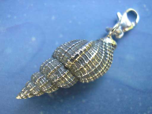 Schnecken Charm Silber Dornen online