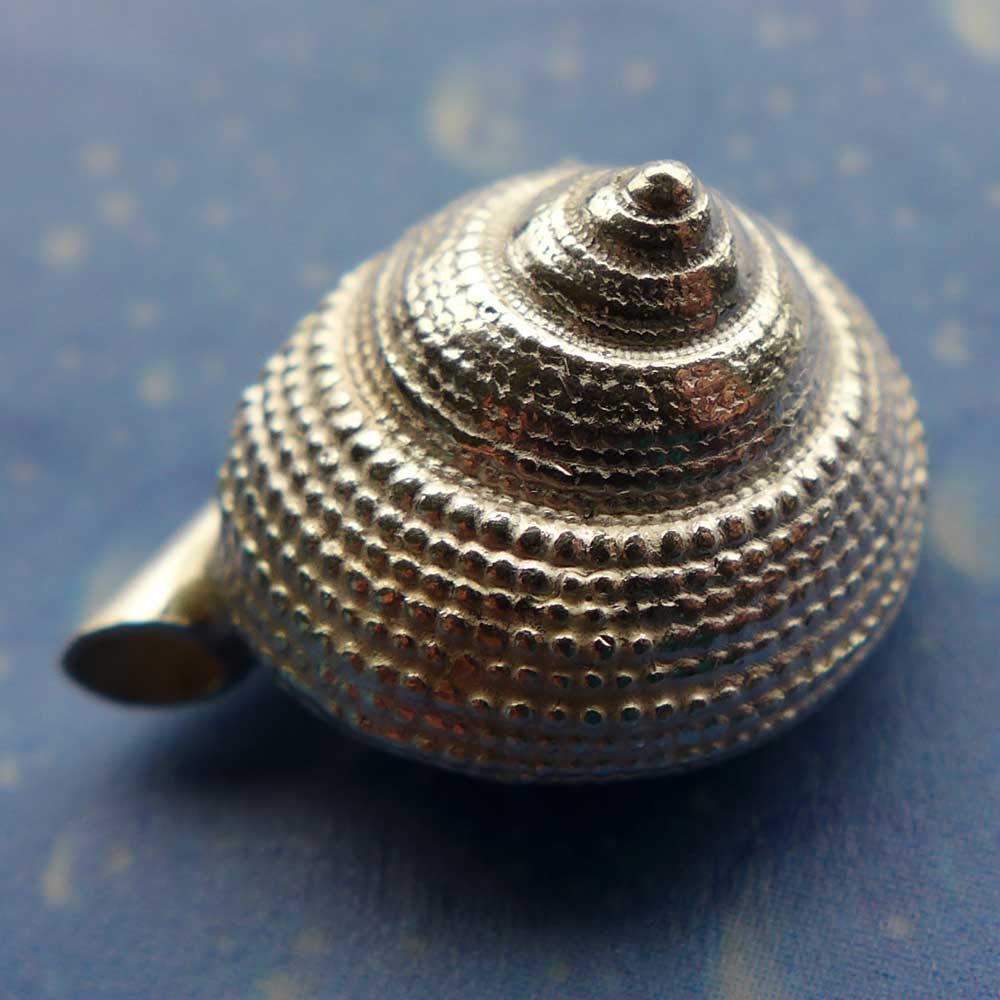 Schnecken Kette Anhänger Erdbeer