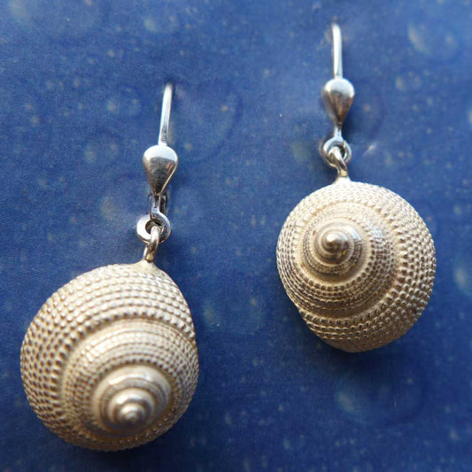 Schnecken Ohrringe Silber Erdbeer