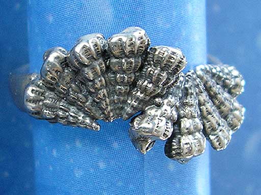 Schnecken Ring Silber Wendeltreppen