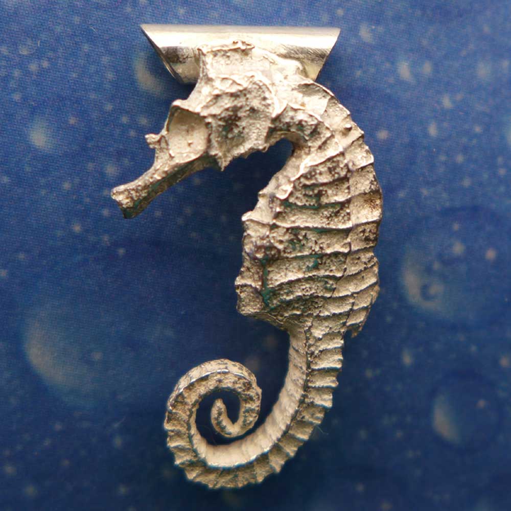 Seepferdchen Schmuck Silber Anhänger