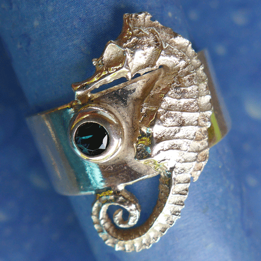 Urlaubsfeeling Seepferdchen Schmuck Ring