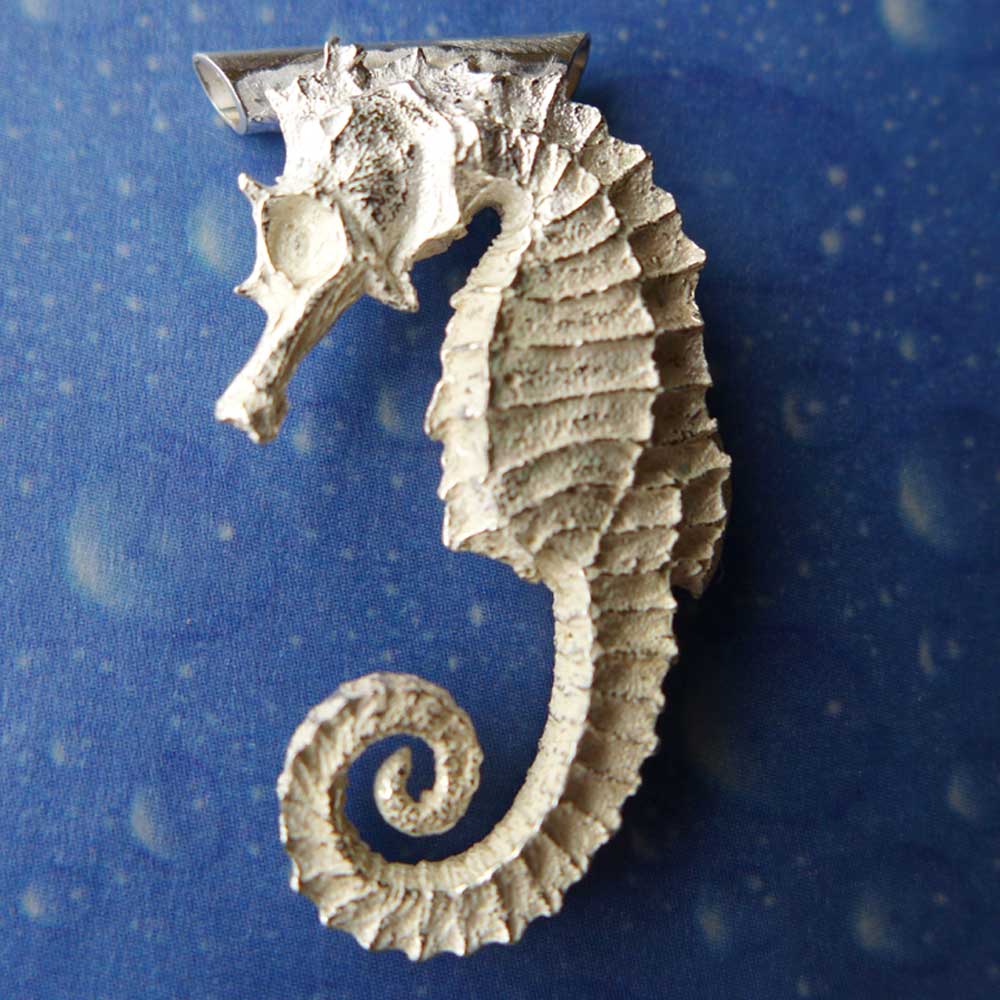 Seepferdchen Silber Anhänger Schmuck
