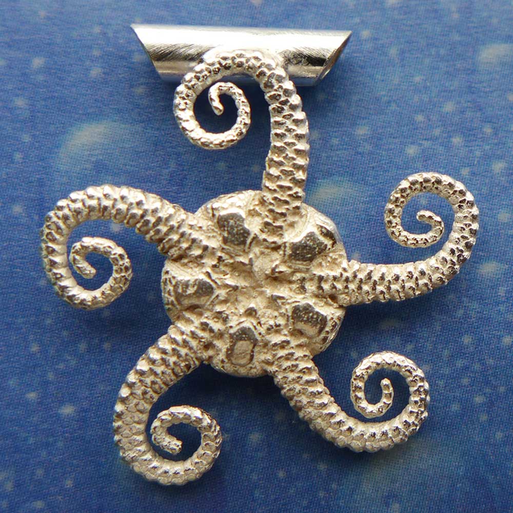 Silber Seestern Anhänger Schlangenstern