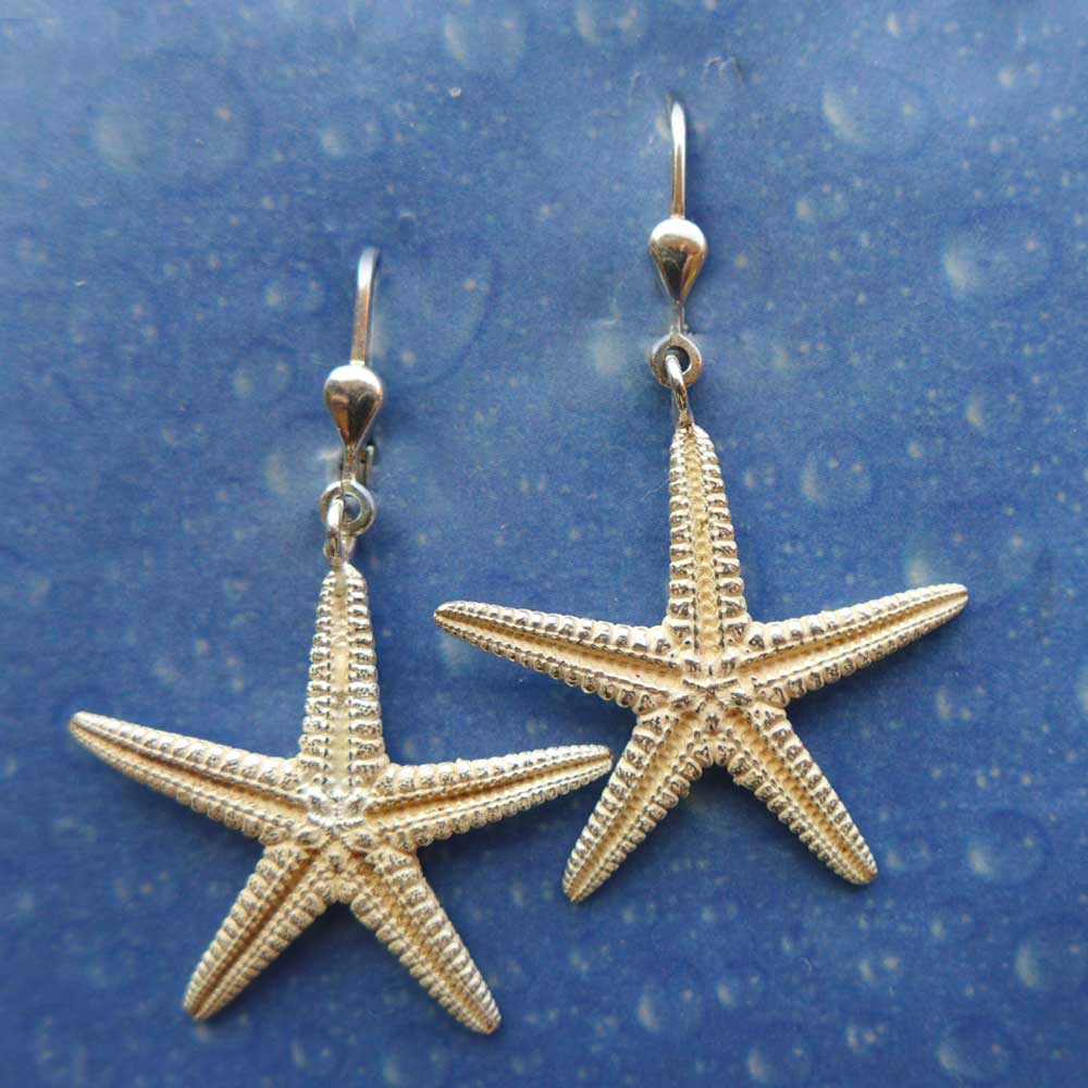 Seestern Silber Schmuck Ohrhänger