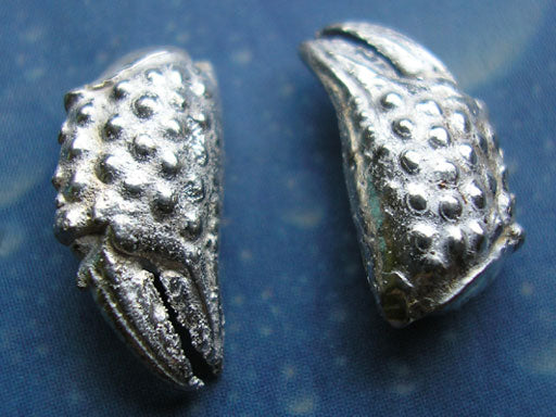 Silber Krebs Ohrstecker Schere handgefertigter Schmuck