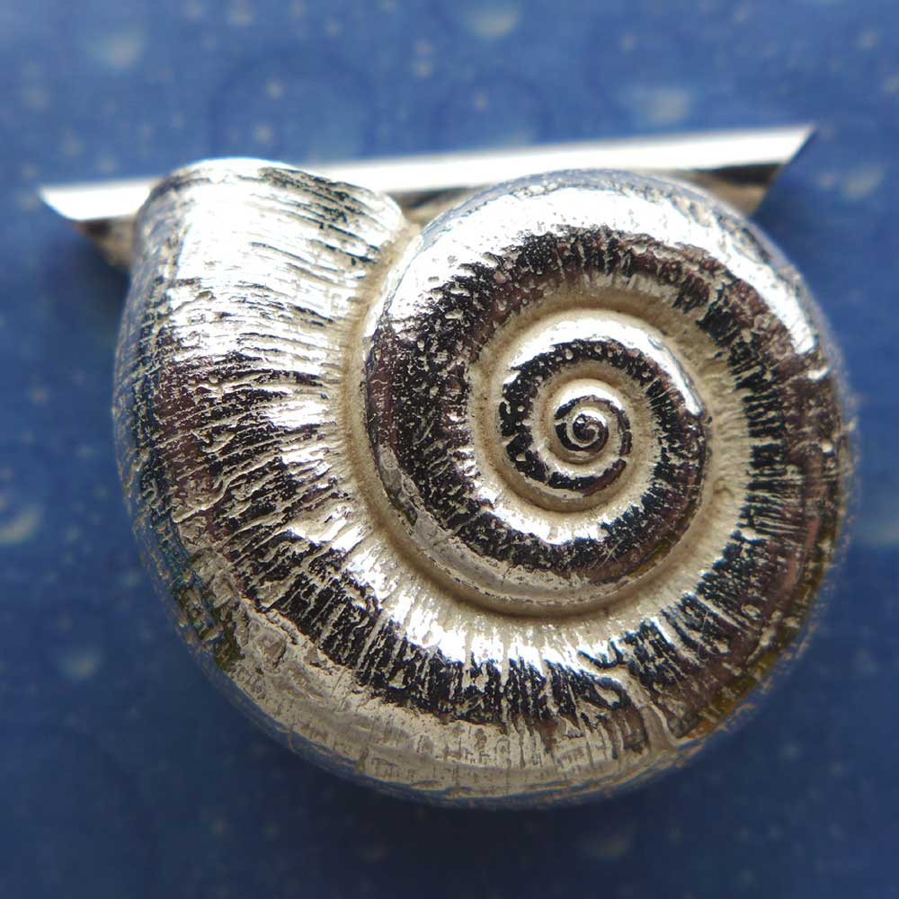 Silber Schmuck Anhänger Land Schnecke