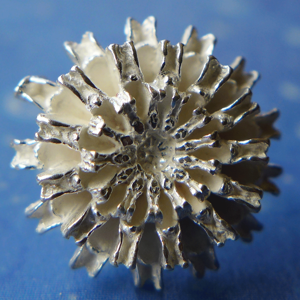 Silberschmuck Same organische Ohrstecker