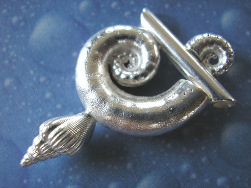 Posthorn Schnecken mit Band Schnecke Anhänger