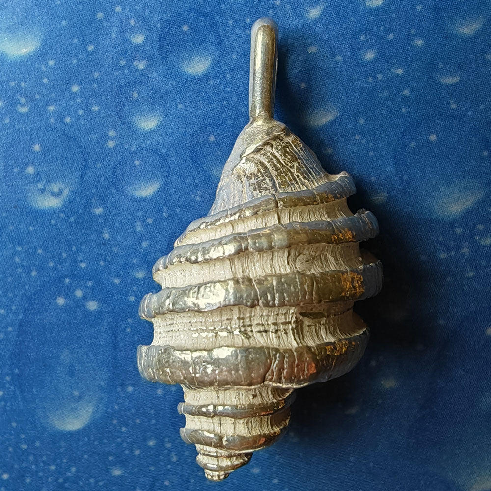 Meeres Schnecke Silber Anhänger
