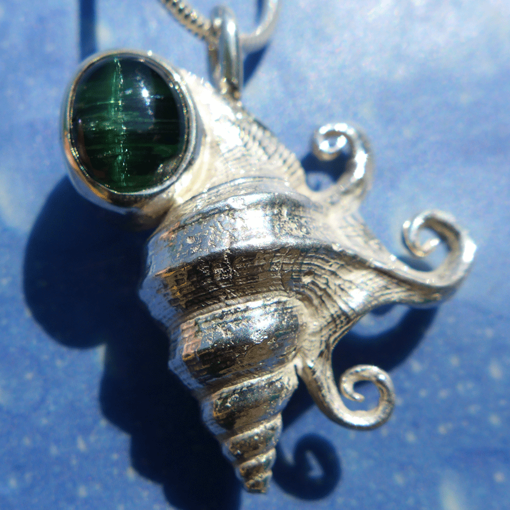Turmalin Schmuck Silber Schmuck Meer